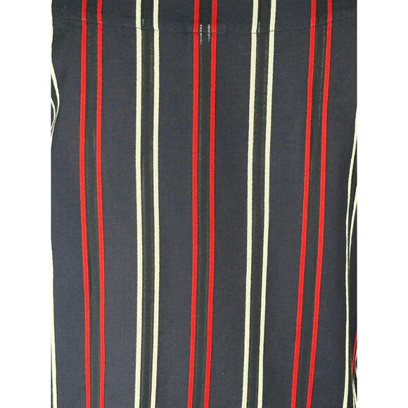 CAbi Freedom Flag Blouse Womens Large Striped Balloon Sleeve Navy Patriotic 5516 - Picture 7 of 9